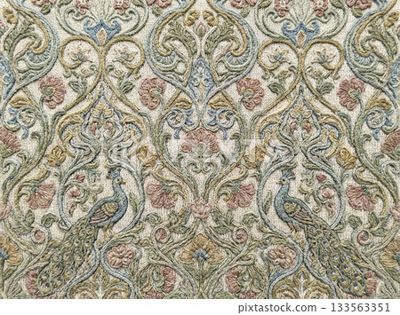 Ethnic chintz pattern background 133563351