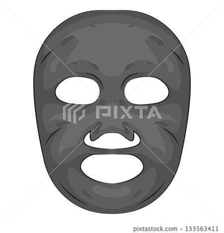 Illustration of facial mask Illustration of facial mask 133563411