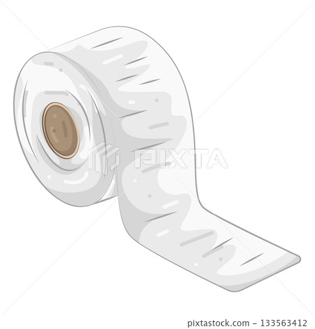 Illustration of barber neck tape 133563412