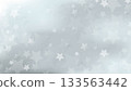 Abstract white shiny star overlap on soft gray background, Vector Illustration 133563442