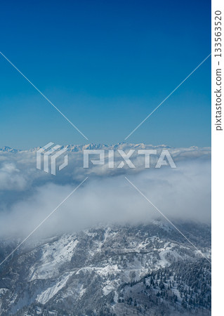 Beautiful view from near the summit of Mount Yokote in Shiga Kogen, Nagano Prefecture Beautiful view from near the summit of Mount Yokote in Shiga Kogen, Nagano Prefecture 133563520