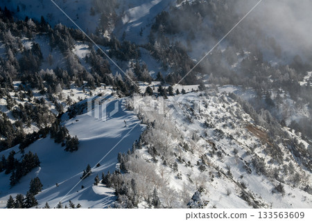 從長野縣志賀高原橫手山頂附近看到的壯麗景色 從長野縣志賀高原橫手山頂附近看到的壯麗景色 133563609