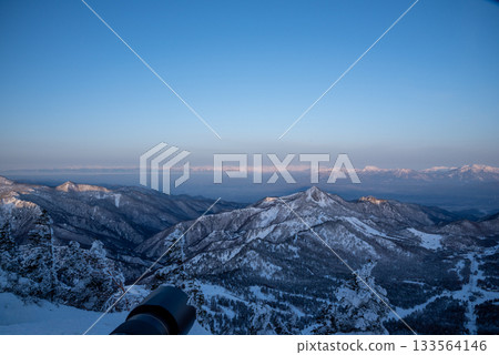 Beautiful view from near the summit of Mount Yokote in Shiga Kogen, Nagano Prefecture Beautiful view from near the summit of Mount Yokote in Shiga Kogen, Nagano Prefecture 133564146