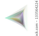 Soft Gradient Translucent Tetrahedron On Transparent Background 133564224