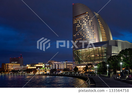 Minato Mirai as seen from Zou-no-hana Park Minato Mirai as seen from Zou-no-hana Park 133564758