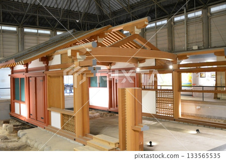古代建築的重建模型 古代建築的重建模型 133565535