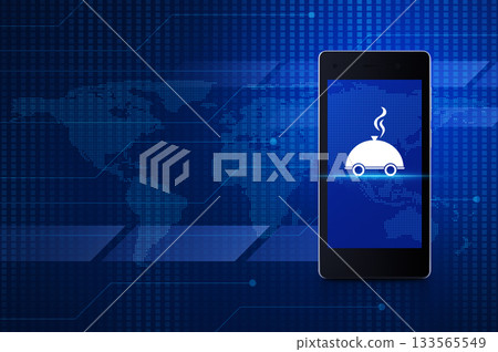 Business food delivery online concept, Elements of this image furnished by NASA Business food delivery online concept, Elements of this image furnished by NASA 133565549