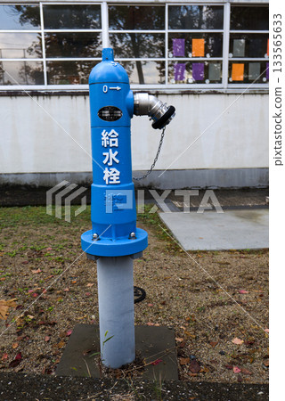 Water taps installed at schools as a disaster prevention measure Water taps installed at schools as a disaster prevention measure 133565633