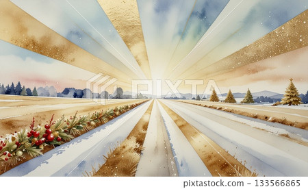 Christmas image radial background illustration 133566865