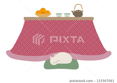 被爐和一隻貓 133567081