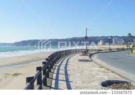 [Onjuku Town, Chiba Prefecture] Onjuku Coast and Tsuki no Sadatō Street 133567873