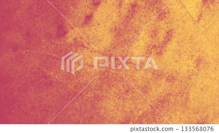 Halftone pattern with a gradient of delicate yellow and red color tones for a textured or abstract background 133568076