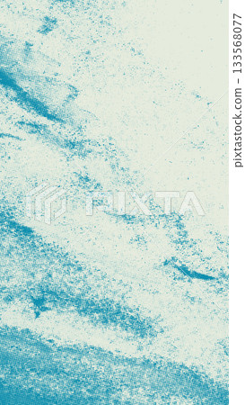 Halftone pattern with a gradient of delicate white and blue color tones for a textured or abstract background 133568077