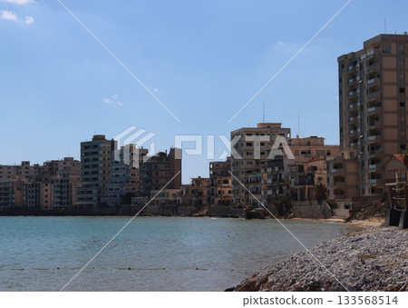 Cipro, famagusta,area militare abandoned building window showing decay in varosha famagusta cyprus Cipro, famagusta,area militare abandoned building window showing decay in varosha famagusta cyprus 133568514