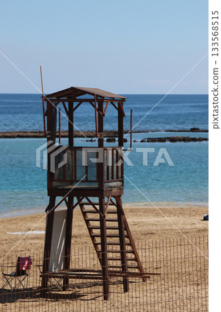 Cipro, famagusta,area militare abandoned building window showing decay in varosha famagusta cyprus 133568515