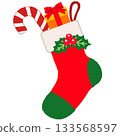 Christmas socks illustration Christmas socks illustration 133568597