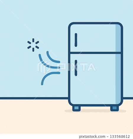 節能冰箱示意圖（節電、降低電費的措施） 133568612