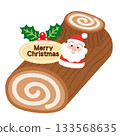Buche de Noel illustrations Buche de Noel illustrations 133568635