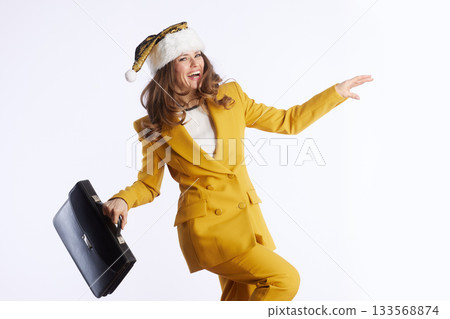 Dynamic Professional Embraces Holiday Joy 133568874