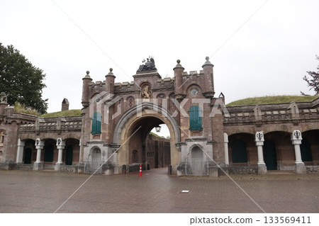 Utrecht Gate in Naarden Utrecht Gate in Naarden 133569411