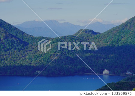 The ridgeline of Mount Hirashira and Mount Sennokura from Mount Tenmoku of Mount Haruna The ridgeline of Mount Hirashira and Mount Sennokura from Mount Tenmoku of Mount Haruna 133569875