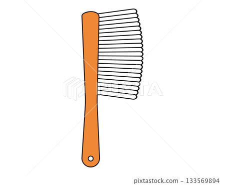 Simple comb, comb, brush illustration material cartoon Simple comb, comb, brush illustration material cartoon 133569894