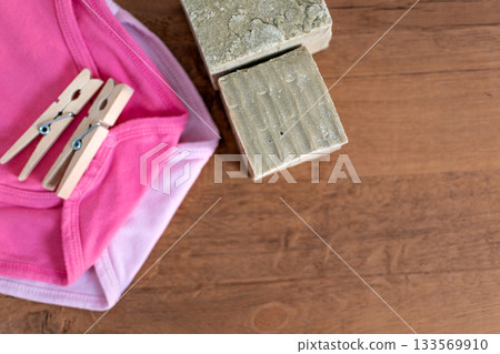 Homemade laundry, marseille grated soap, DIY, do it yourself, zero waste, eco friendly, natural product for wash and cleaning 133569910