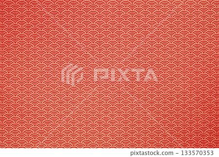 背景圖16,紅色布料上有白色青海波圖案的漸層效果 背景圖16,紅色布料上有白色青海波圖案的漸層效果 133570353