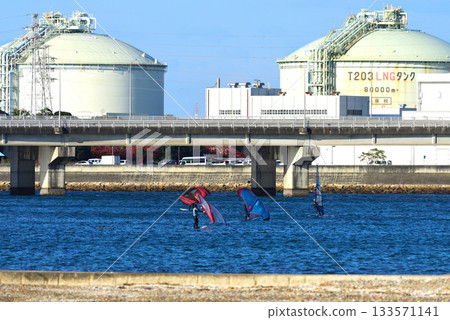 Marine sports in Shinmaiko, Chita City 133571141