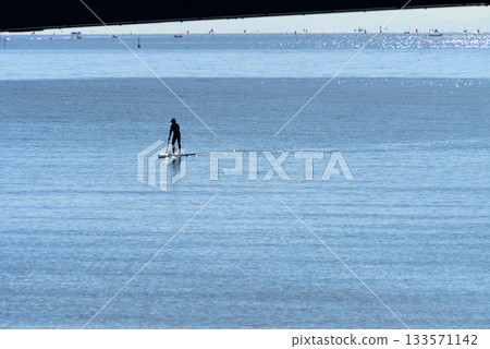 知多市新舞湖的水上運動 133571142