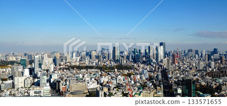 Tokyo Tower and Tokyo Central Landscape Tokyo Tower and Tokyo Central Landscape 133571655
