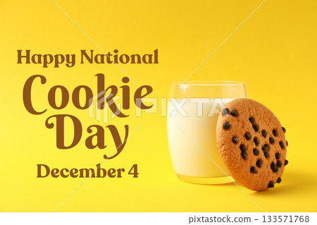 Enjoy cookies and milk on National Cookie Day this December 133571768