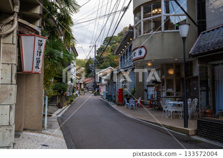 湯之津溫泉的主要街道 133572004
