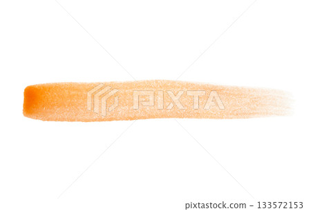 Orange brush stroke isolated on white background Orange brush stroke isolated on white background 133572153