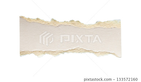 White ripped paper torn edges strips isolated on white background White ripped paper torn edges strips isolated on white background 133572160