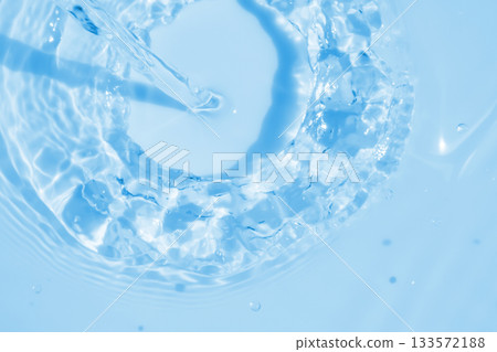Abstract transparent water shadow surface texture natural ripple on blue background Abstract transparent water shadow surface texture natural ripple on blue background 133572188
