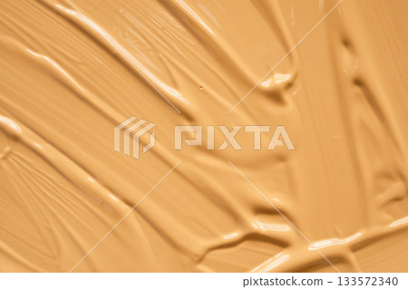 liquid foundation makeup cream texture background 133572340