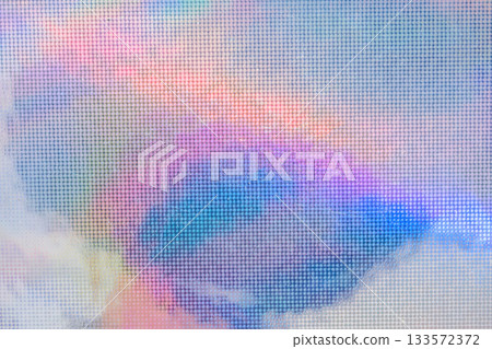 Holographic rainbow foil iridescent texture abstract hologram background 133572372