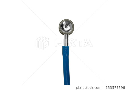 Stethoscope for patient exams, close-up, isolated on white, PNG Stethoscope for patient exams, close-up, isolated on white, PNG 133573596
