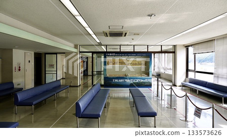Waiting area at Izuhara Port in Tsushima City, Nagasaki Prefecture Waiting area at Izuhara Port in Tsushima City, Nagasaki Prefecture 133573626