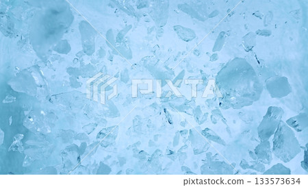 Super Slow Motion of Exploding Ice Shards , Close-up 133573634