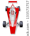 Vector race car isolated 133573757
