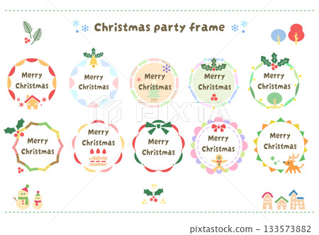 cute christmas frame set cute christmas frame set 133573882