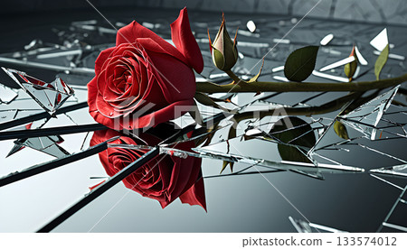 bouquet of red roses 133574012
