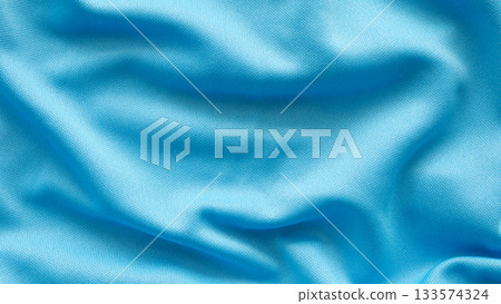 Blue sports clothing fabric football shirt jersey texture 133574324