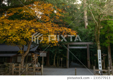 Takihara Shrine (a branch shrine of Ise Shrine) in Taiki Town, Mie Prefecture 133577013