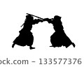 Kendo silhouette 133577376