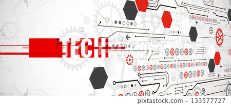 Modern futuristic technology vector background. Circuit board. Modern futuristic technology vector background. Circuit board. 133577727