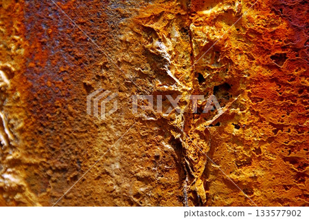 Rust Art Old Metal Texture Macro shot Rust Art Old Metal Texture Macro shot 133577902