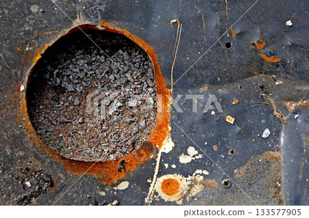 Rust Art Old Metal Texture Macro shot 133577905